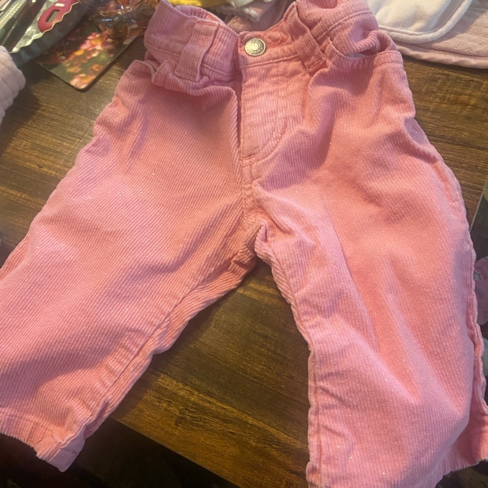 Pink sparkles old navy jeans